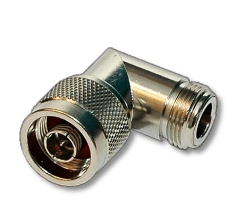 VF spojka N male na N female úhlová 90°