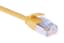 Masterlan comfort patch kabel U/FTP, extra slim, Cat6A, 1m, žlutý, LSZH