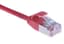 Masterlan comfort patch kabel U/FTP, extra slim, Cat6A, 0,25m, červený, LSZH