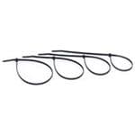 Stahovací páska černá 36,5cm, šířka 7,8mm, 100ks