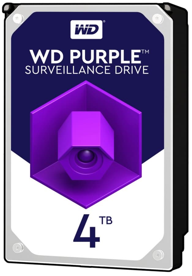 WD PURPLE WD40PURZ 4TB SATA/600 64MB cache, Low Noise