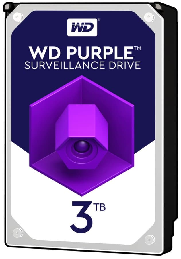 WD PURPLE 3TB / WD30PURZ SATA/600 64MB cache, Low Noise