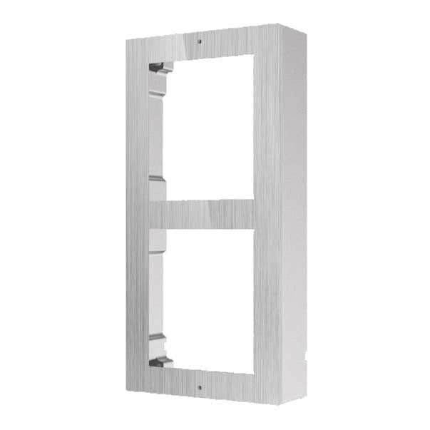 Hikvision DS-KD-ACW2/S - 2x rámeček pro povrchovou instalaci IP dveřního interkomu, nerez