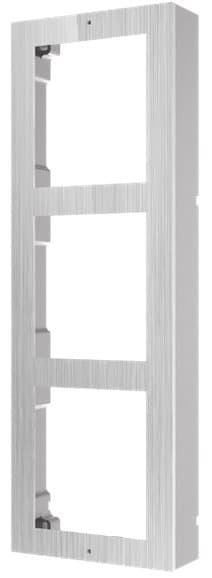 Hikvision DS-KD-ACW3/S - 3x rámeček pro povrchovou instalaci IP dveřního interkomu, nerez