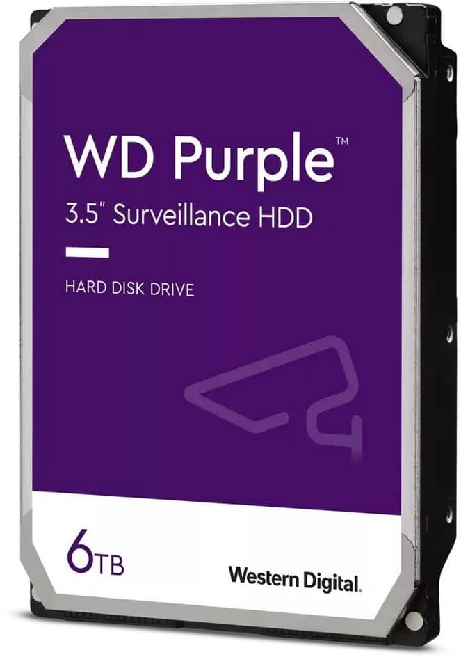 WD PURPLE 6TB / WD62PURZ / SATA 6Gb/s / Interní 3,5"/ 5400 rpm / 128MB