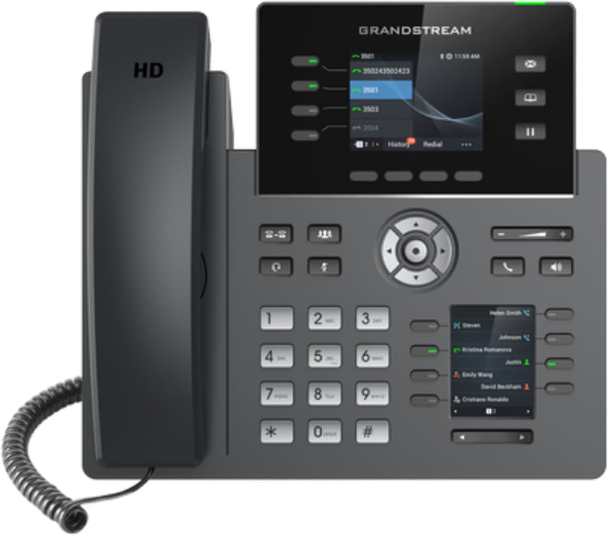 Grandstream GRP2614 telefon - 2.8" displej a 4x SIP účet