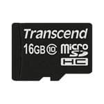 Transcend 16GB microSDHC (Class 10) paměťová karta (bez adaptéru)