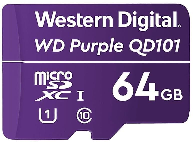 WD MicroSDXC karta 64GB Purple WDD064G1P0C Class 10