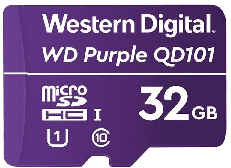 WD MicroSDHC karta 32GB Purple WDD032G1P0C Class 10