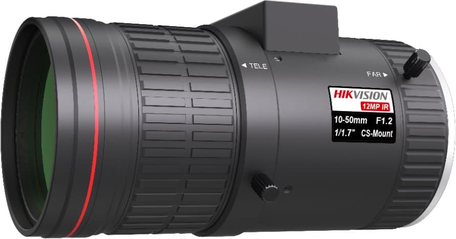 Hikvision objektiv HV1050D-12MPIR - 10-50mm s aut. clonou a IR korekcí, CS, 12MP