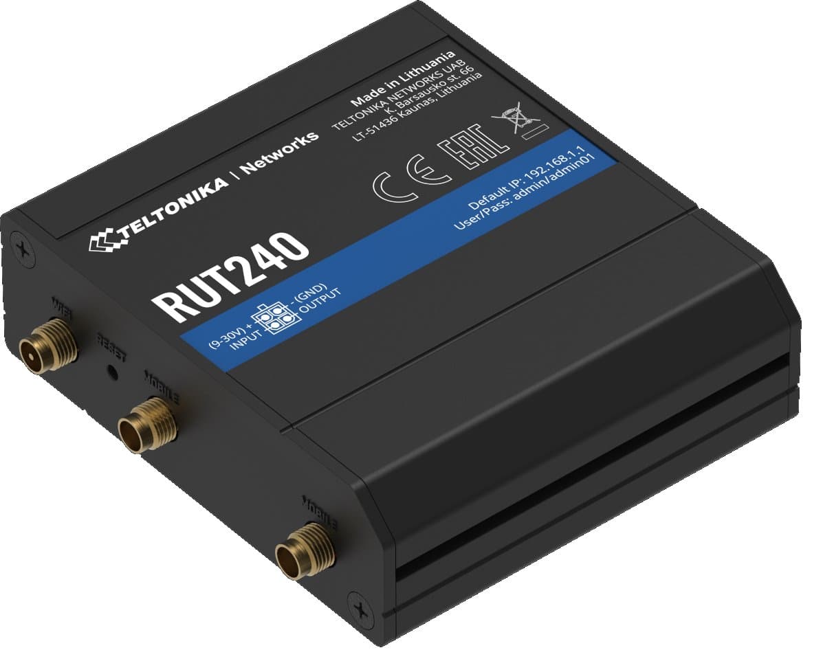 Teltonika RUT240 Industrial 4G/LTE WiFi Router (M)