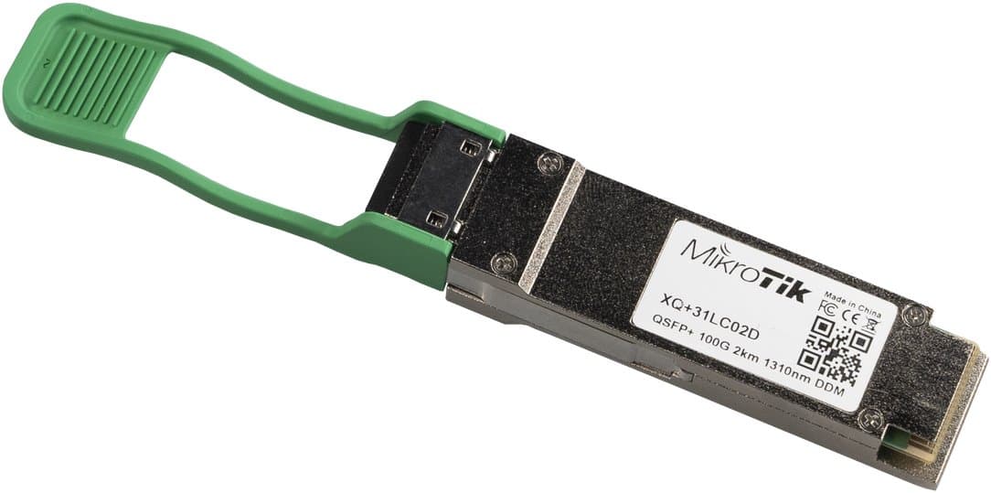 MikroTik QSFP28 optický modul XQ+31LC02D, SM, 2km, 100G