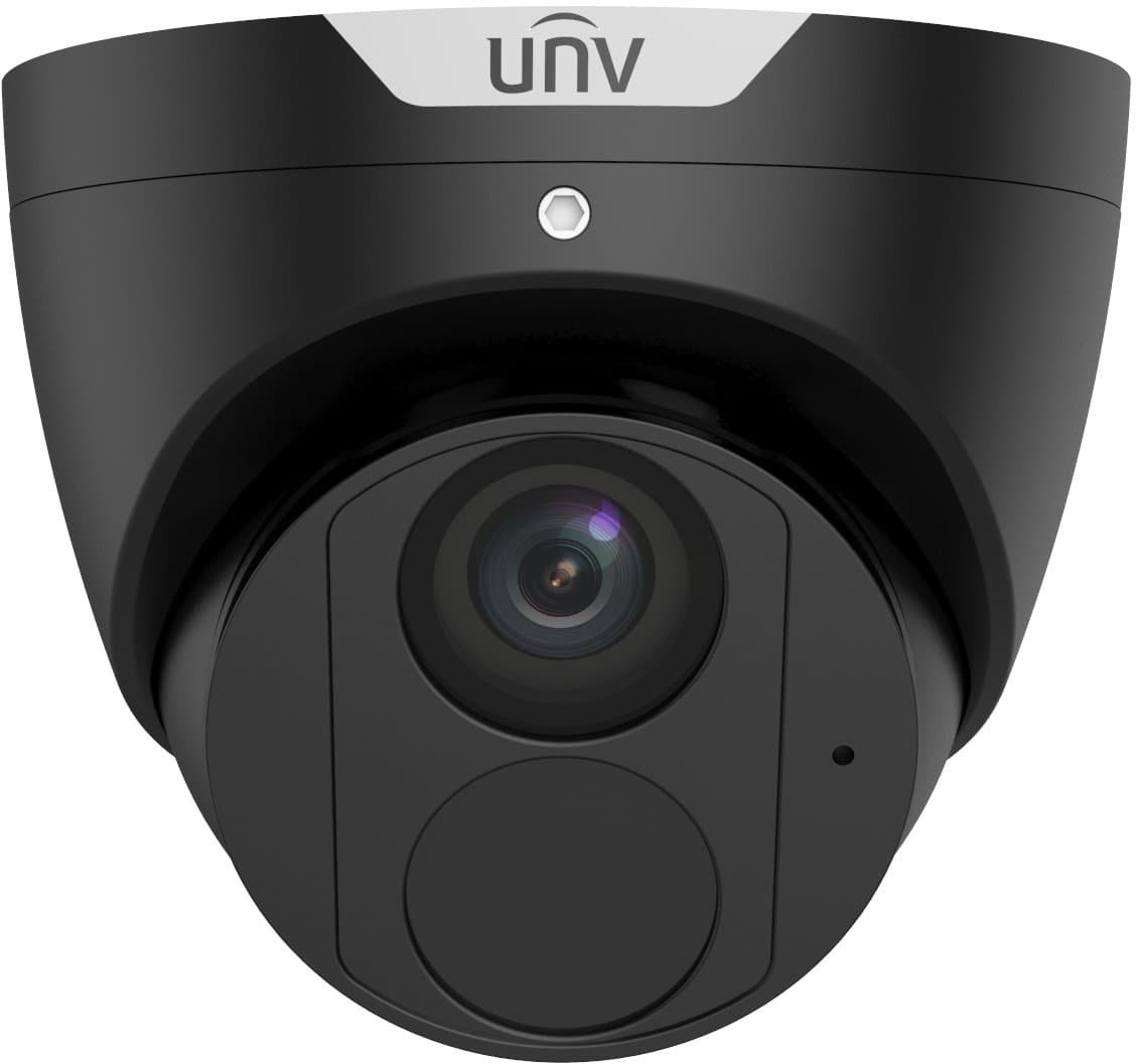 UNV IP dome eyeball kamera - IPC3615SB-ADF28KM-I0-BLACK, 5MP, 2.8mm, 30m IR, Prime, Černá
