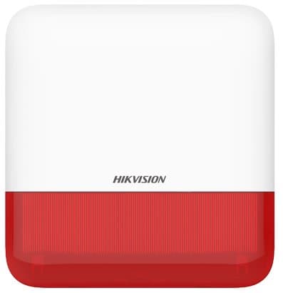 Hikvision AX PRO Bezdrátová venkovní siréna, červená - Bazar