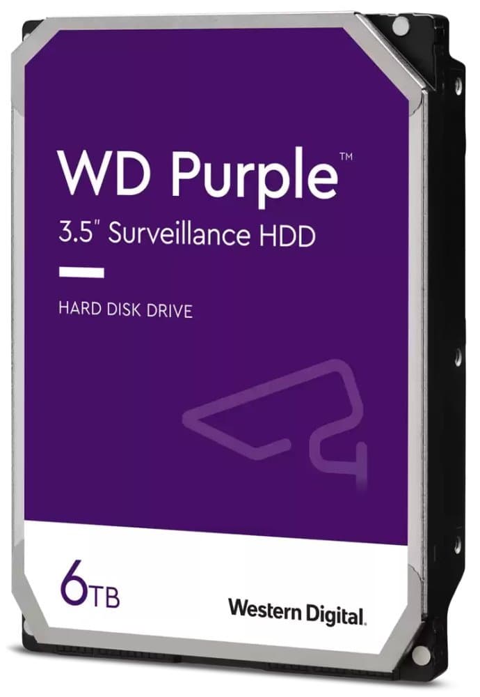 WD PURPLE 6TB / WD64PURZ / SATA III / Interní 3,5"/ 256MB