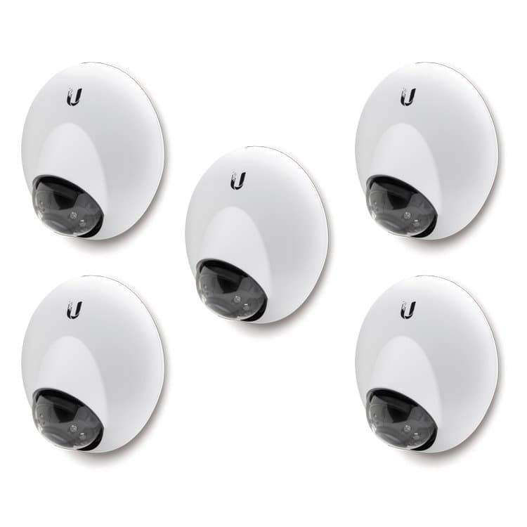 Ubiquiti UniFi Video Camera G3 Dome, UVC-G3-DOME, 5-pack