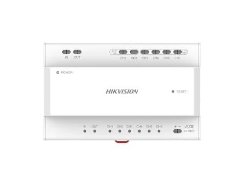 Hikvision DS-KAD7060EY - audio-video i napájecí distributor, až pro 6 zařízení
