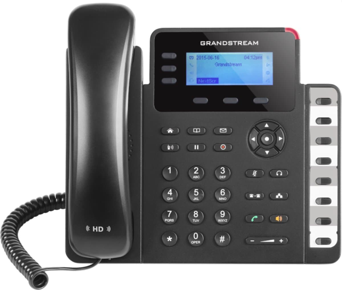 Grandstream GXP1630 VoIP telefon - 3x SIP účet, HD audio a 2x LAN 1000Mbit