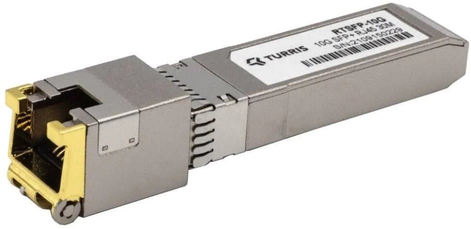 Turris SFP+ metalický modul, 10 Gbps, RJ45