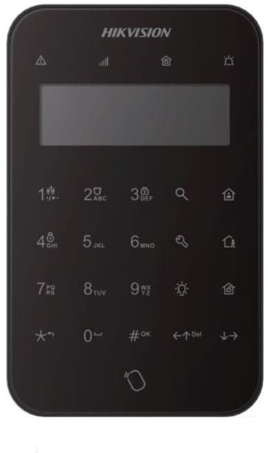Hikvision AX PRO Bezdrátová dotyková klávesnice s LCD displejem, černá