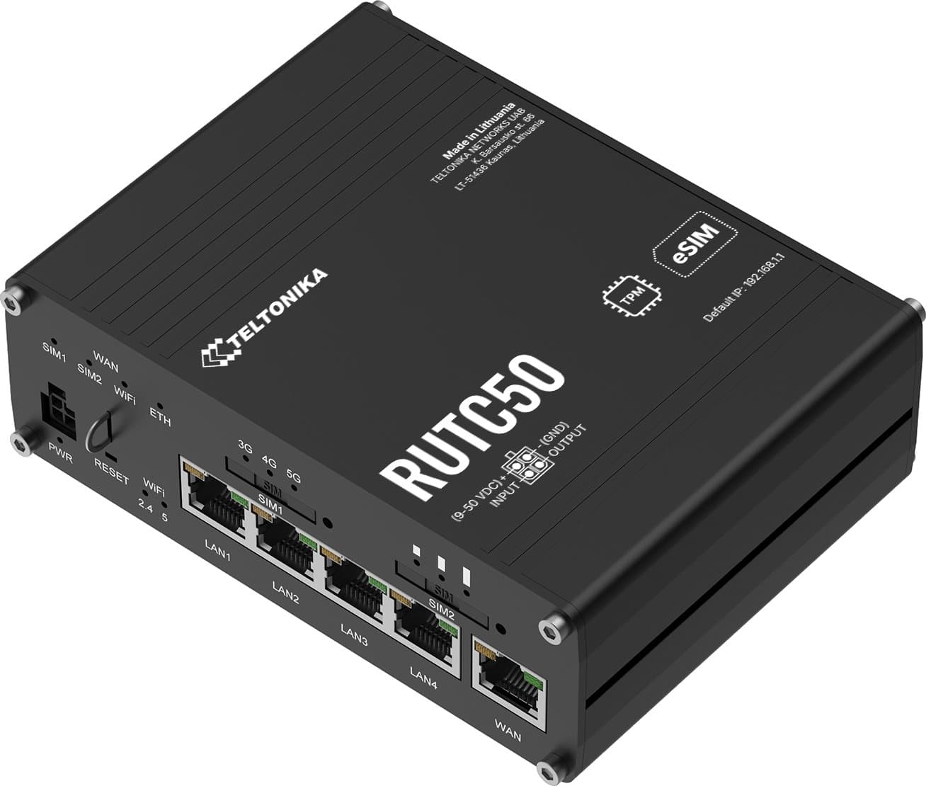 Teltonika RUTC50 Průmyslový 5G Router