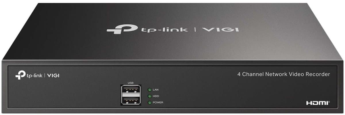 TP-Link VIGI NVR1004H - 4 kanálový síťový videorekordér
