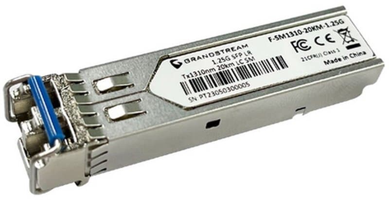 Grandstream SFP optický modul, single mód, 20km, 1.25Gbps