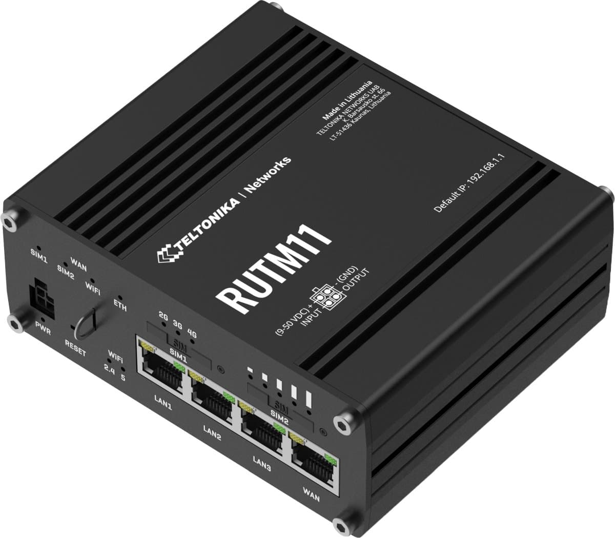 Teltonika RUTM11 Průmyslový 4G LTE Router 