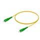 Masterlan optický patch cord, SCapc/SCapc, Simplex, Singlemode 9/125, G.657.A1, 0,5m