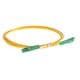 Masterlan optický patch cord, LCapc/LCapc, Duplex, Singlemode 9/125, G.657.A1, 0,5m