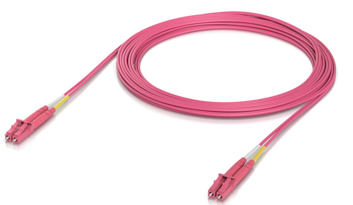 Ubiquiti UACC-OFC-M2-LULU-10M - optický patch cord LCupc/LCupc, Duplex, Multi-mode 50/125, 10m