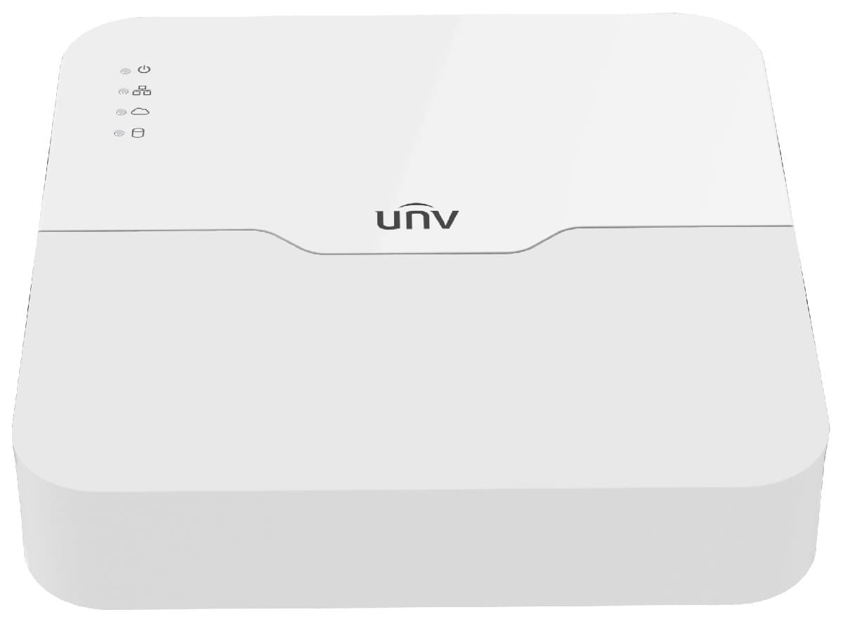UNV NVR NVR301-04B-LP4-IQ, 4 kanály, PoE, 1x HDD, AI, easy