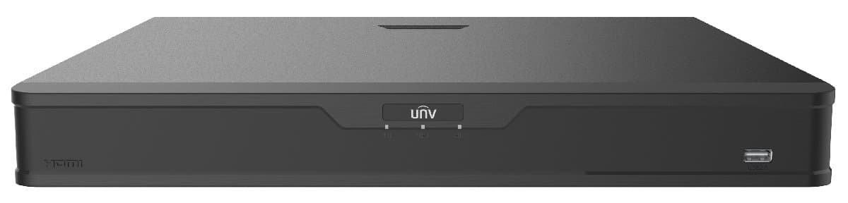 UNV NVR NVR302-09B-IQ, 9 kanálů, 2x HDD, AI, easy