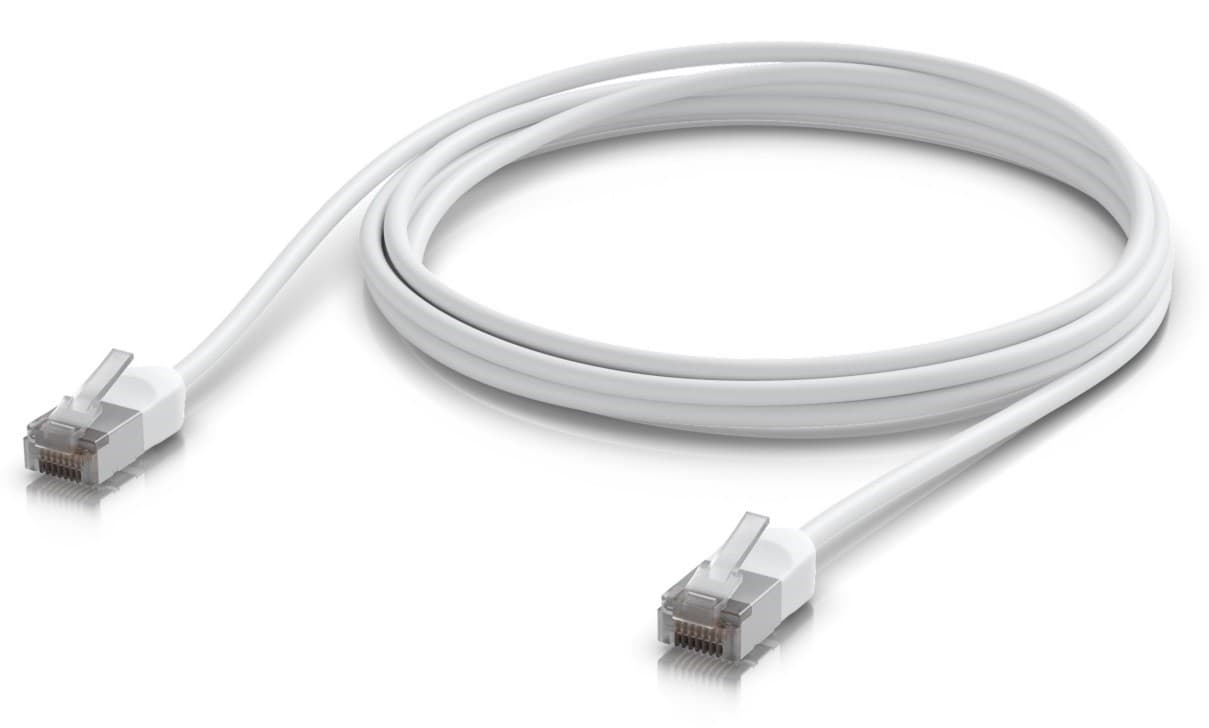 Ubiquiti UACC-Cable-Patch-Outdoor-C6A-2M-W venkovní Cat6a patch kabel, 2m