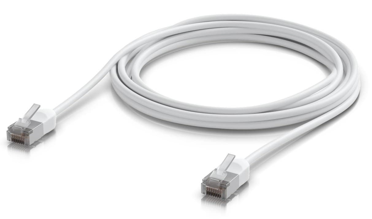 Ubiquiti UACC-Cable-Patch-Outdoor-C6A-3M-W venkovní Cat6a patch kabel, 3m