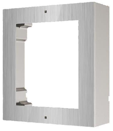Hikvision DS-KD-ACW1/S - 1x rámeček pro povrchovou instalaci IP dveřního interkomu, nerez - Bazar