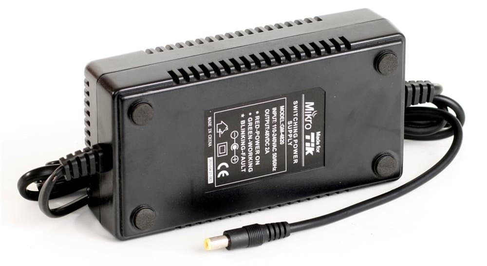 MikroTik napájecí adaptér 48V 2A