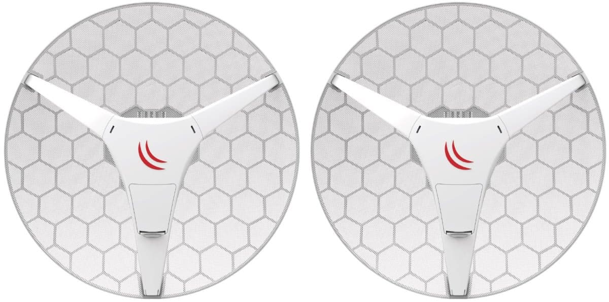 MikroTik RBLHGG-60adkit, Wireless Wire Dish, 60GHz, L3, kompletní spoj