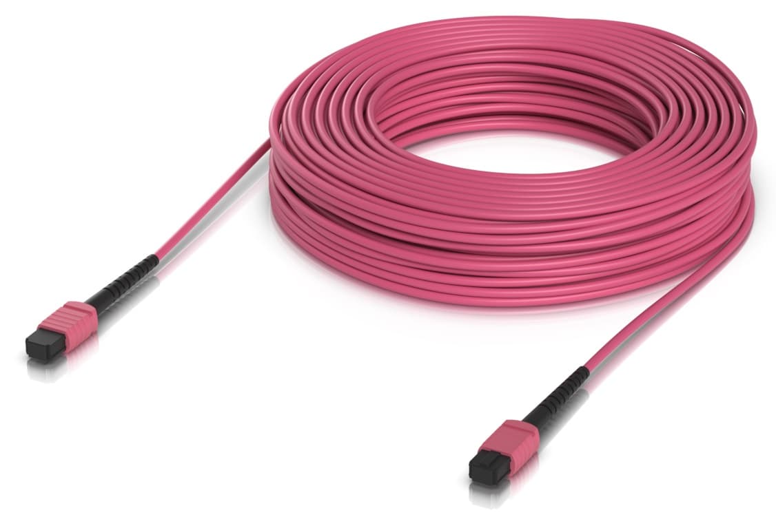 Ubiquiti UACC-OFC-MA-MPMP-30M - optický patch cord MPO-12 Type B UPC, Multi-mode OM4, 30m