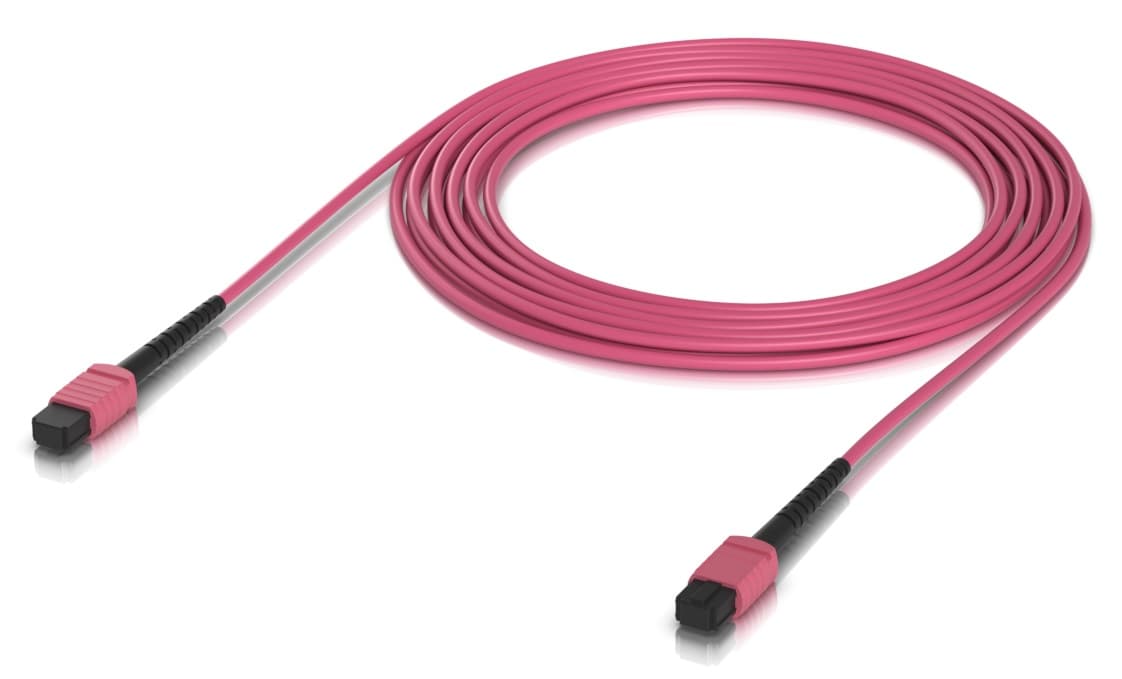 Ubiquiti UACC-OFC-MA-MPMP-5M - optický patch cord MPO-12 Type B UPC, Multi-mode OM4, 5m