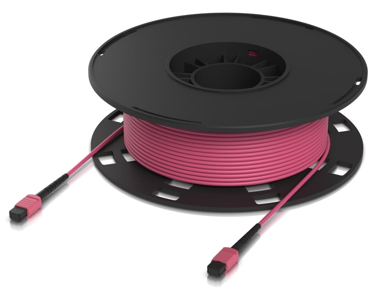 Ubiquiti UACC-OFC-MA-MPMP-60M - optický patch cord MPO-12 Type B UPC, Multi-mode OM4, 60m