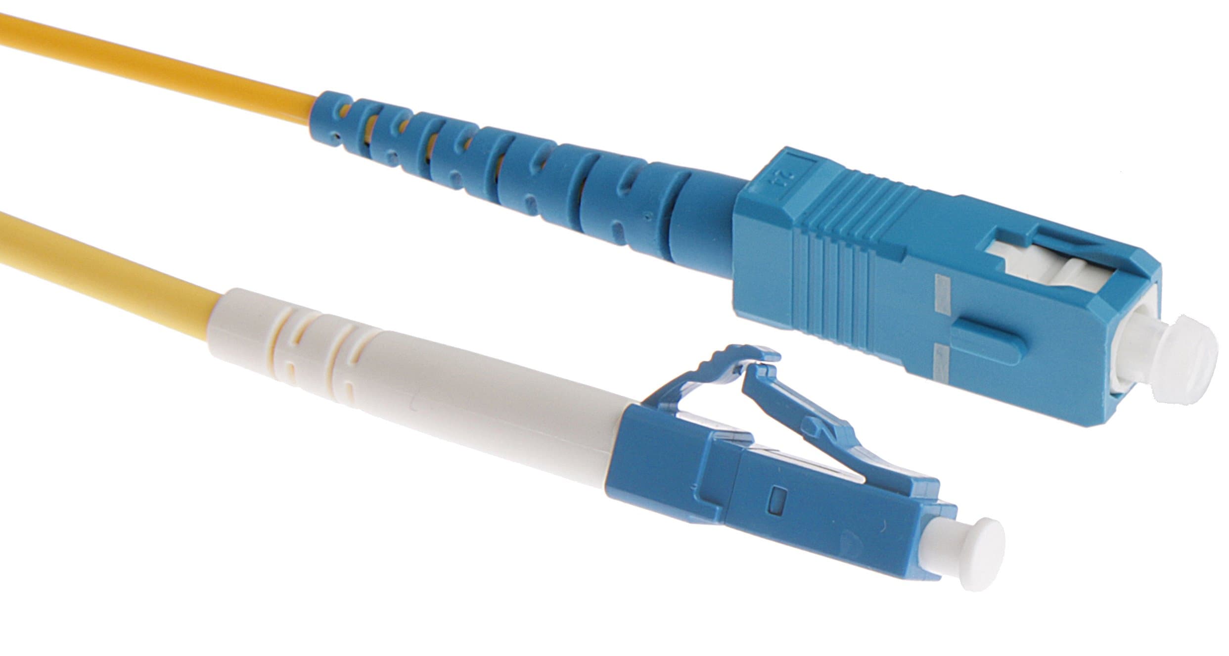 Masterlan optický patch cord, LCupc/SCupc, Simplex, Singlemode 9/125, 7m