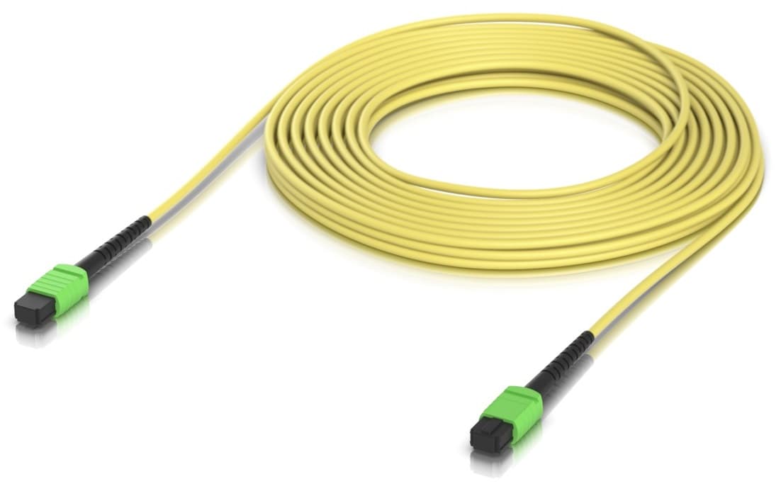 Ubiquiti UACC-OFC-SA-MPMP-10M - optický patch cord MPO-12 Type B APC, Single-mode SMG657A2, 10m