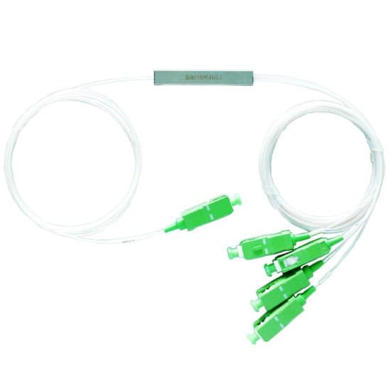 Masterlan PLC optický splitter - 1x4 1260-1650nm, SC/APC, 1,5m