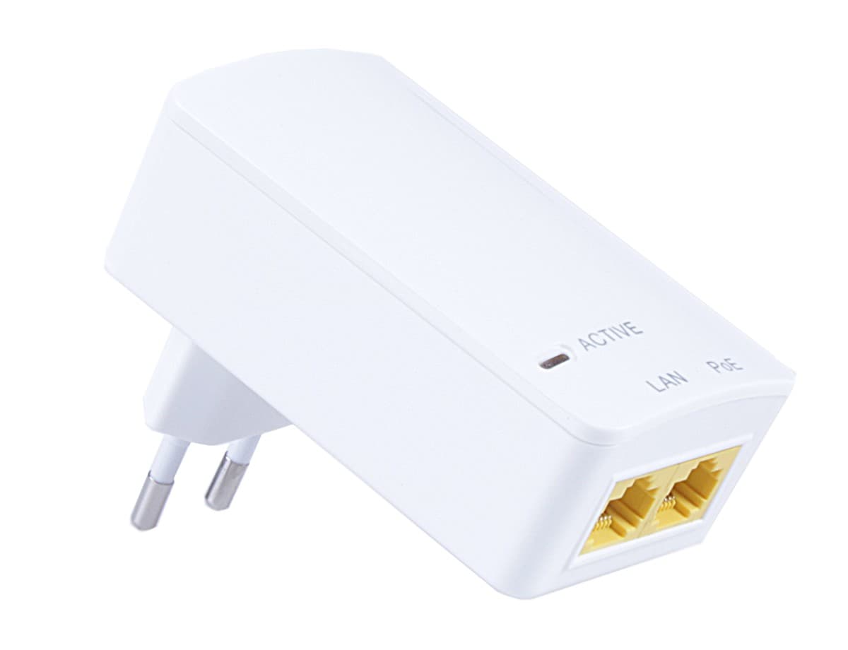 MaxLink PI15S PoE injektor - 802.3af, 48V, 320mA, 15,4W, 1Gbit, do zásuvky
