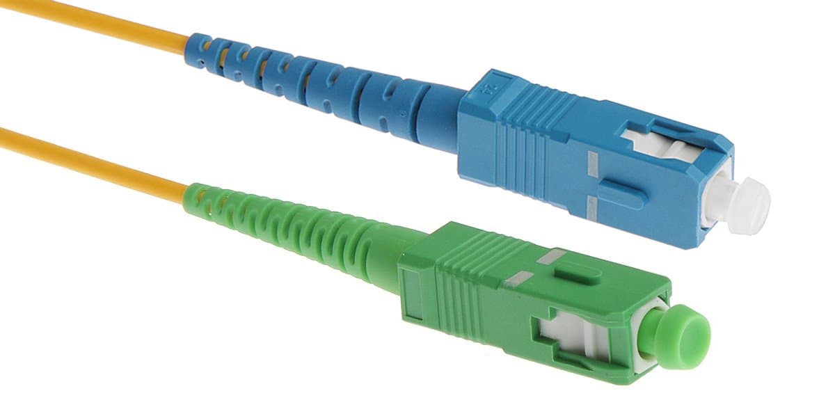 Masterlan optický patch cord, SCupc/SCapc, Simplex, Singlemode 9/125, 2m