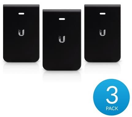 Ubiquiti kryt pro UAP In-Wall HD, černý motiv, 3 kusy