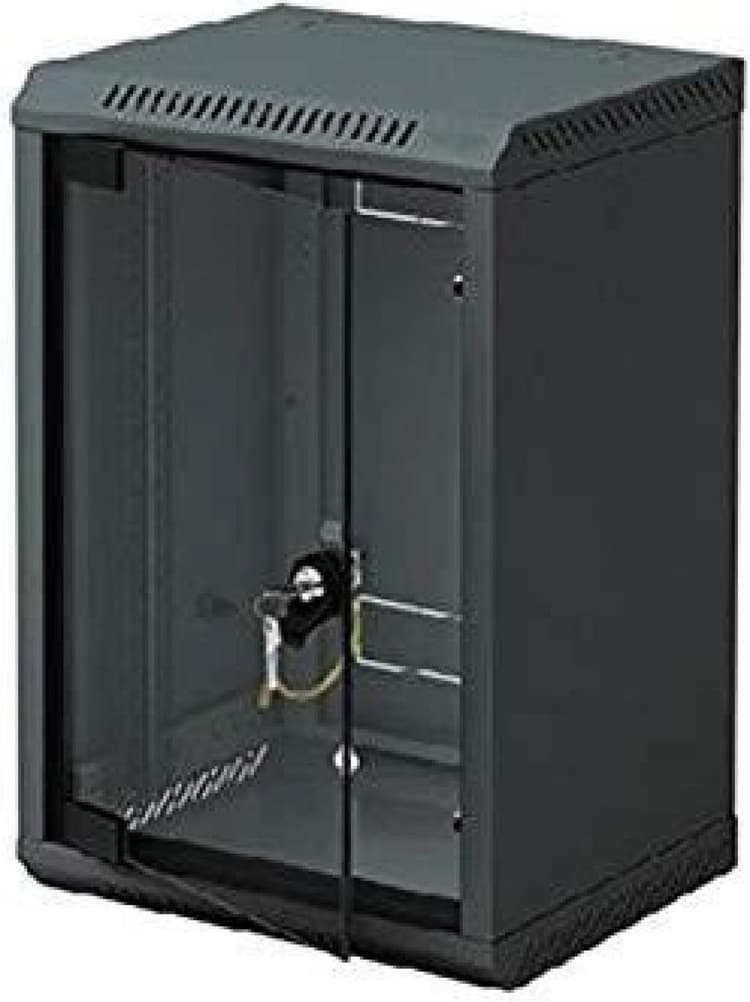 10" rack jednodílný 4U/260 TRITON černý dveře sklo