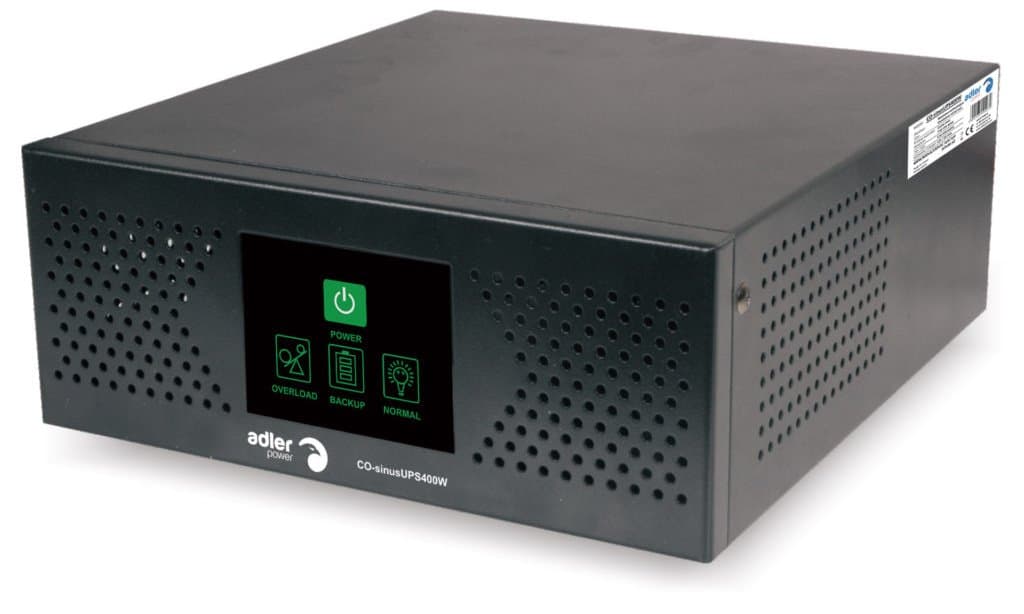 ADLER záložní zdroj UPS 400W 230V, 12V