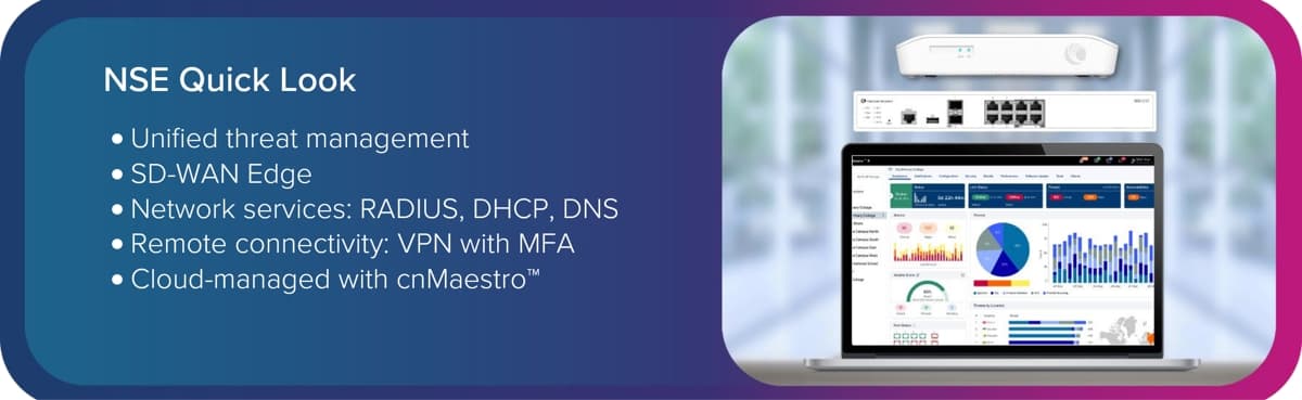 Cambium Networks NSE4000, SD-WAN router a firewall